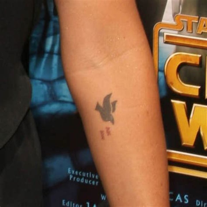 Catt Sadler Greater/Less Than Signs Wrist Tattoo