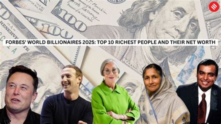 Forbes' List of 10 Richest People in the World in January 2024
