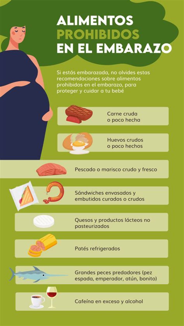 ¿Qué alimentos están realmente prohibidos en el embarazo?
