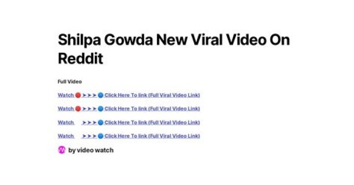 Shilpa Gowda New Viral Video On Reddit