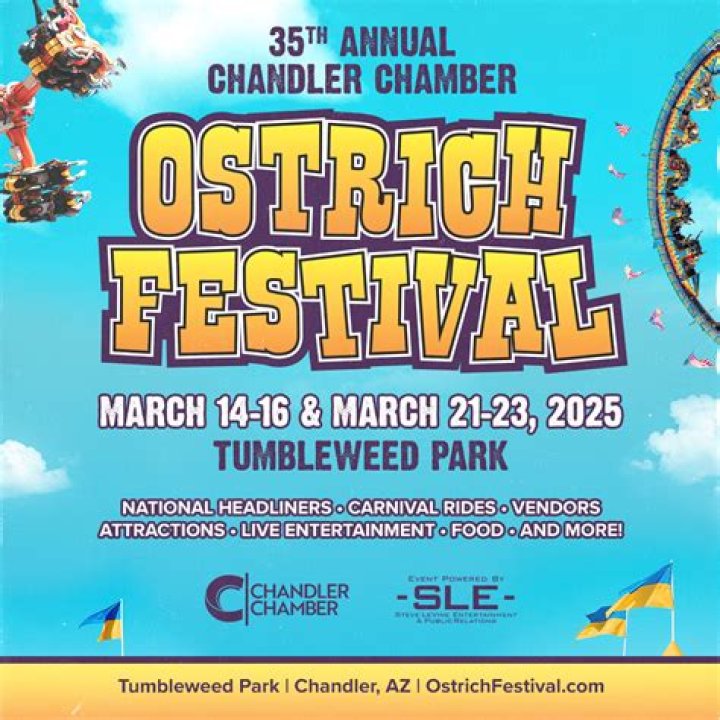 The 32nd Annual Chandler Chamber Ostrich Festival Opens This Weekend!